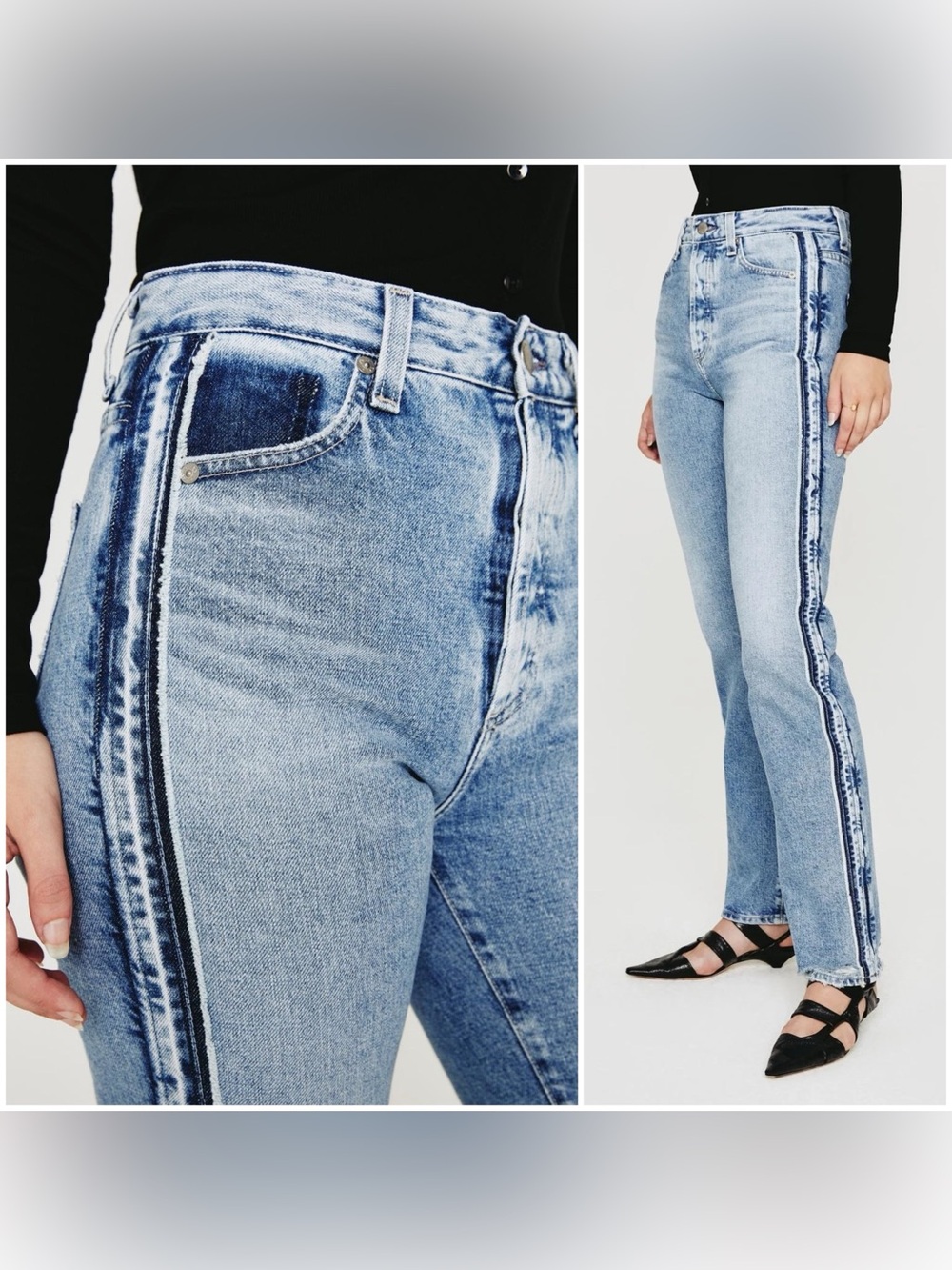AG Contour 360 Alexxis Straight Released Leg Jeans 27R - Picture 5 of 16